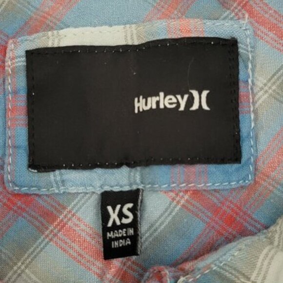Hurley Wilson Ex-Boyfriend Plaid Button Down Shirt Women's Size XS - Picture 3 of 10